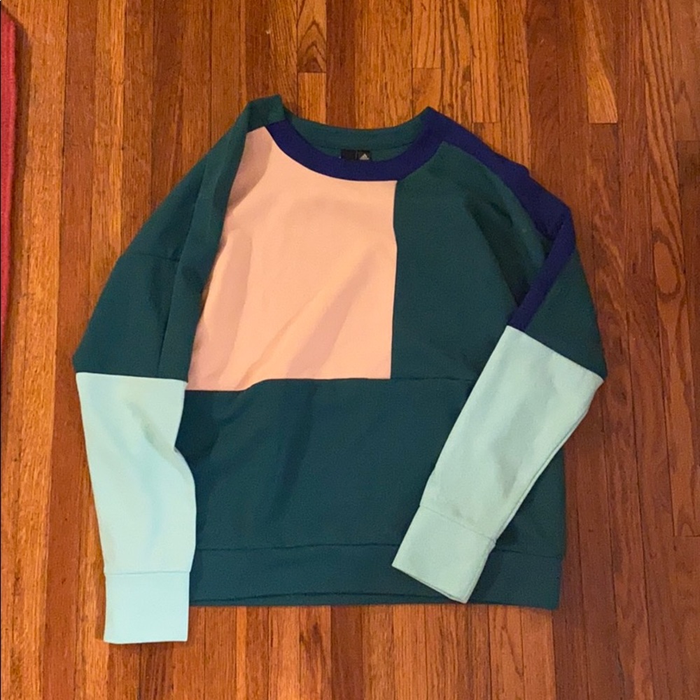 Adidas multi colored sweatshirt